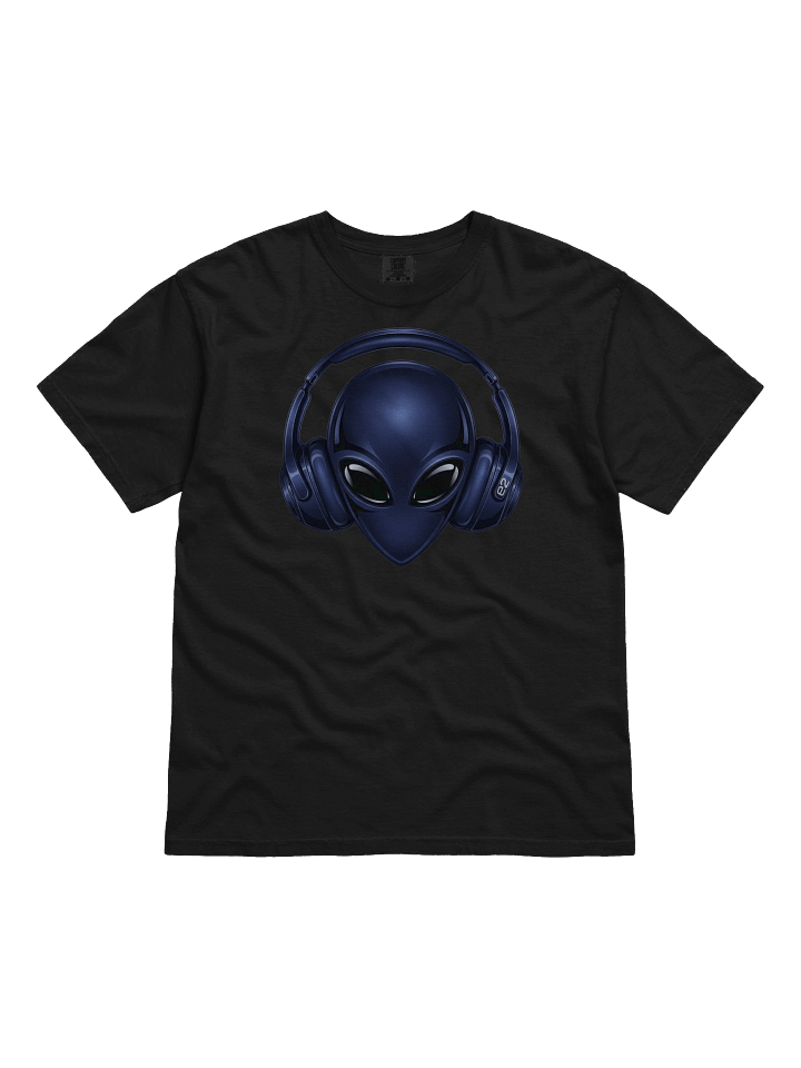Navy Blue Metalic e² Alien Logo T-Shirt product image (1)