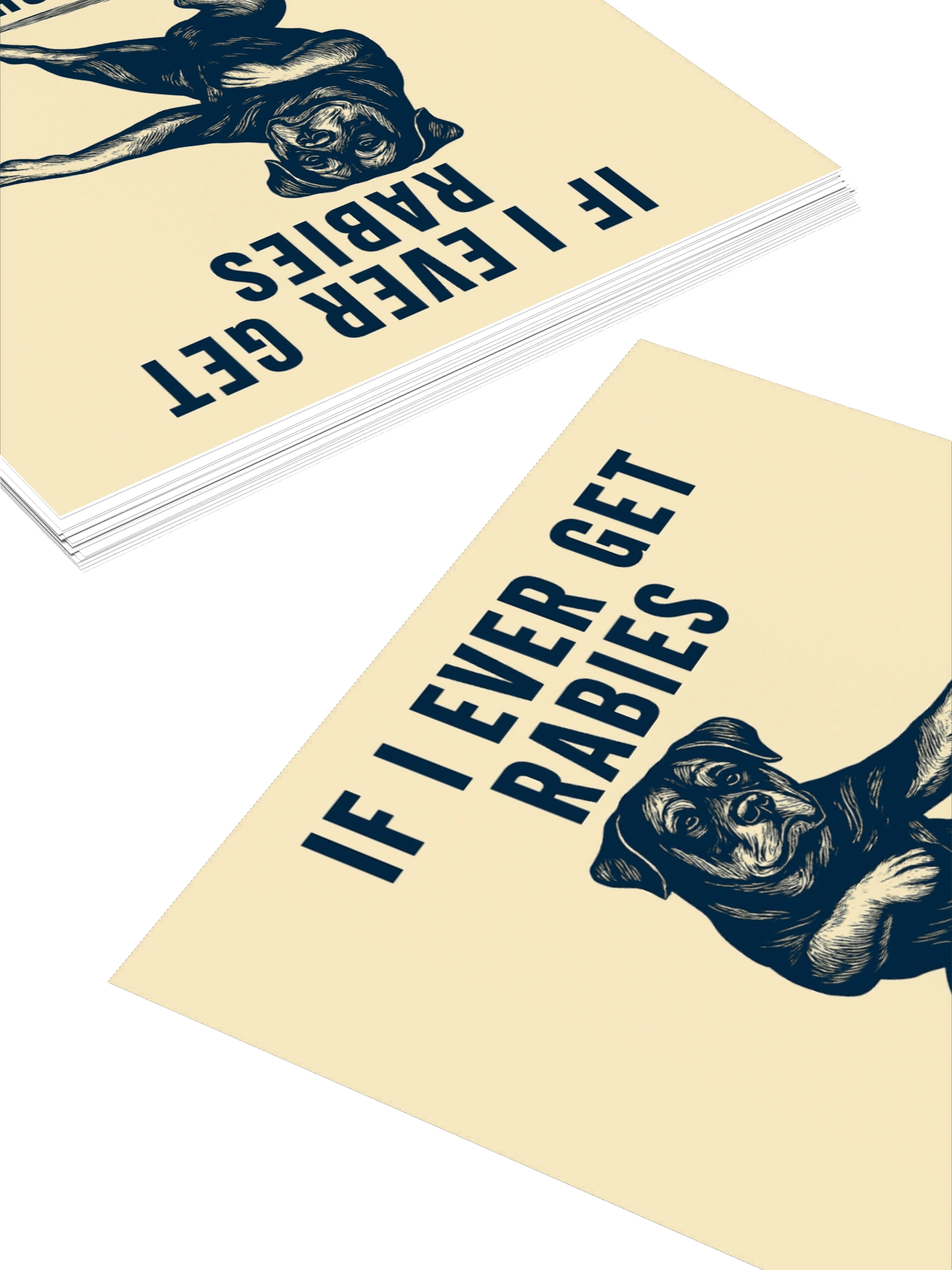 Rottweiler Bitin List Sticker product image (11)