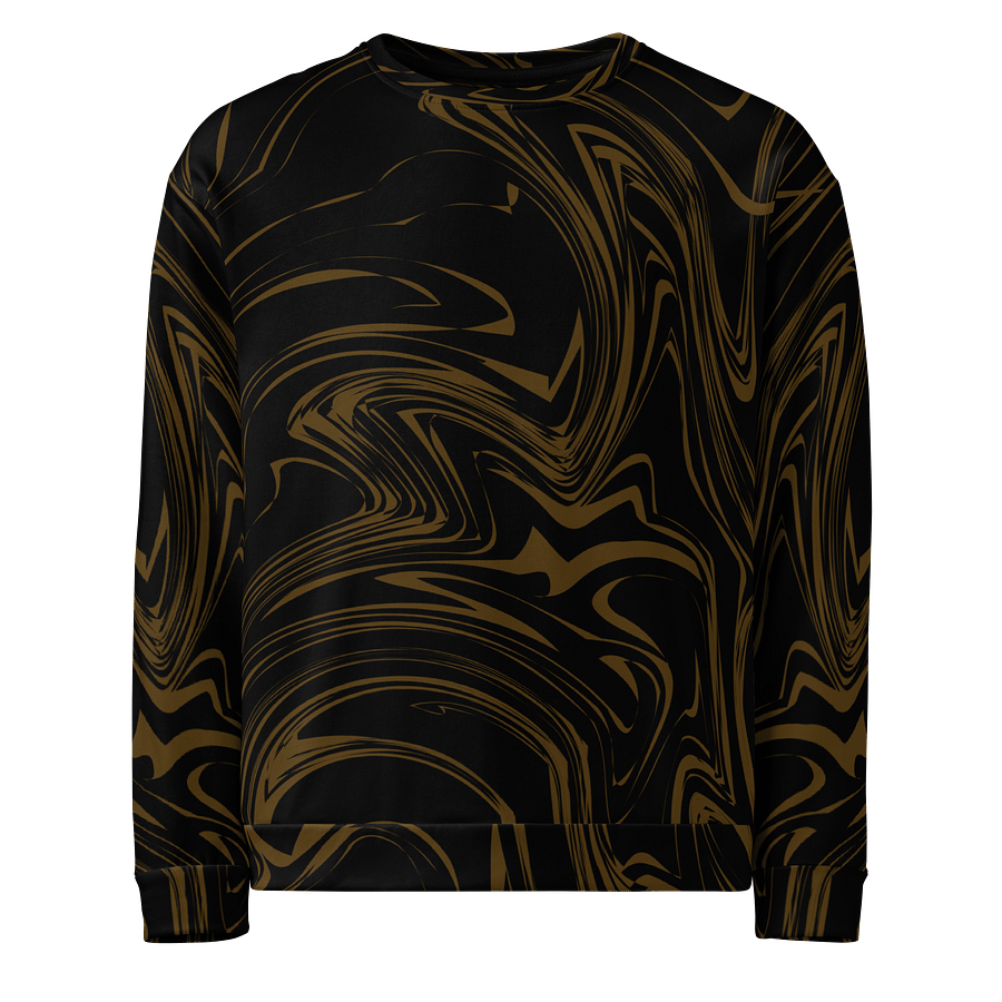 Golden Swirl Recycled Unisex Sweatshirt product image (1)