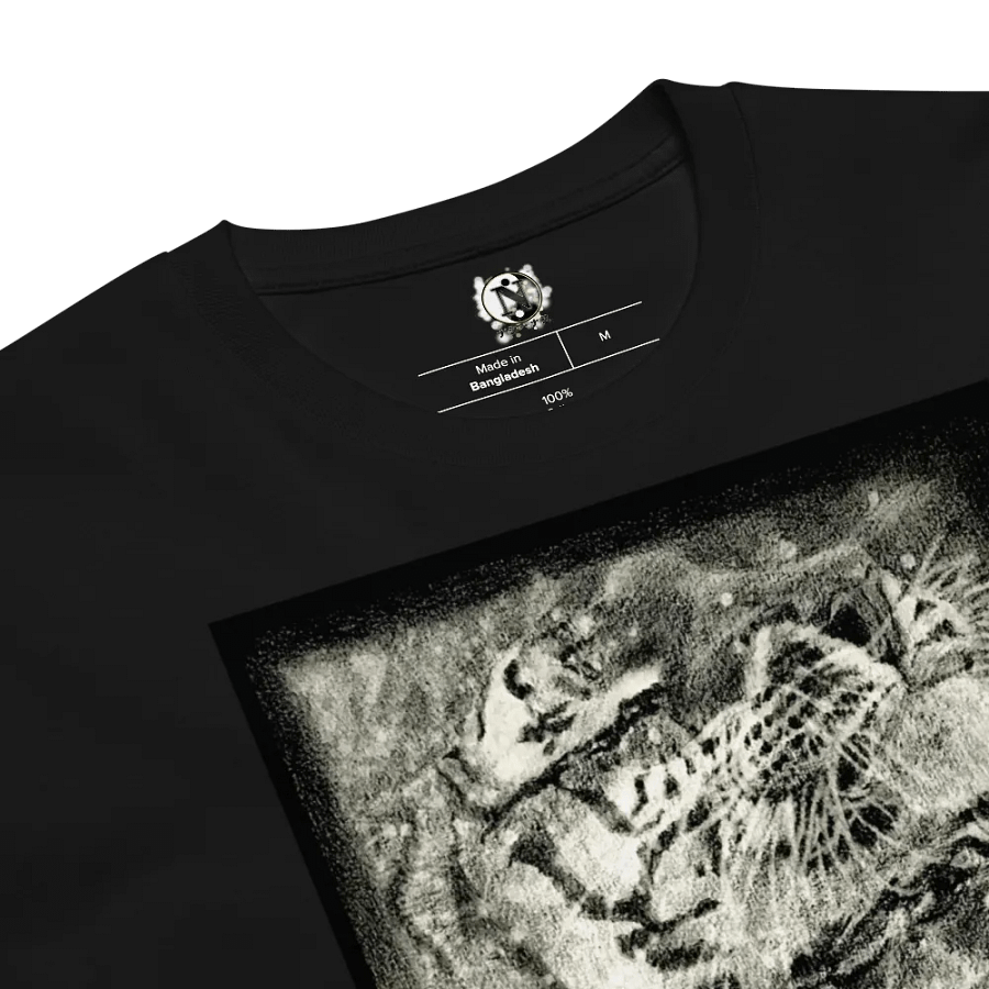 Nashīnasu - 2 Tiger In Love Drawing T-Shirt product image (6)