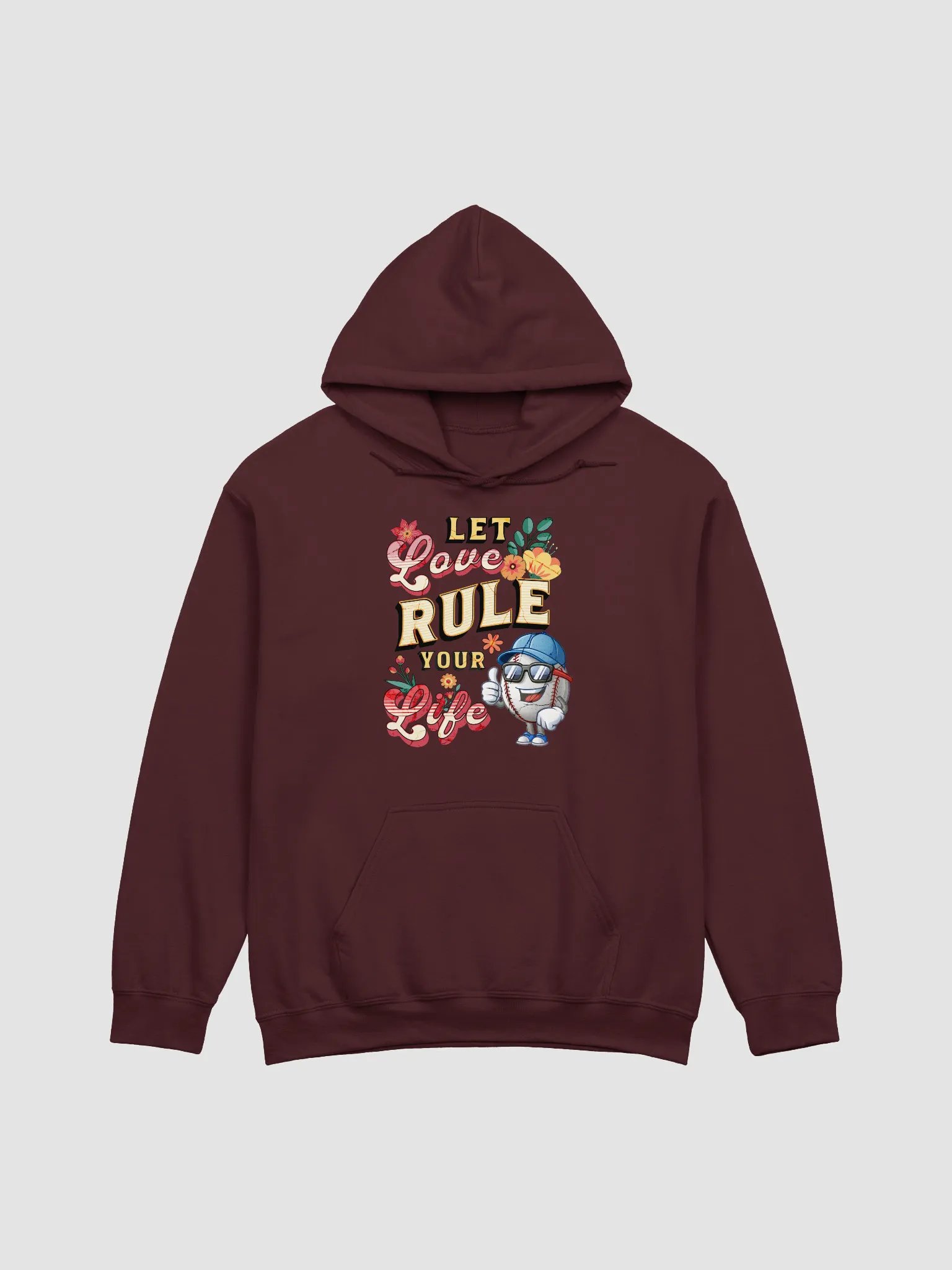 Let Love Rule Your Life Baseball Hoodie product image (4)