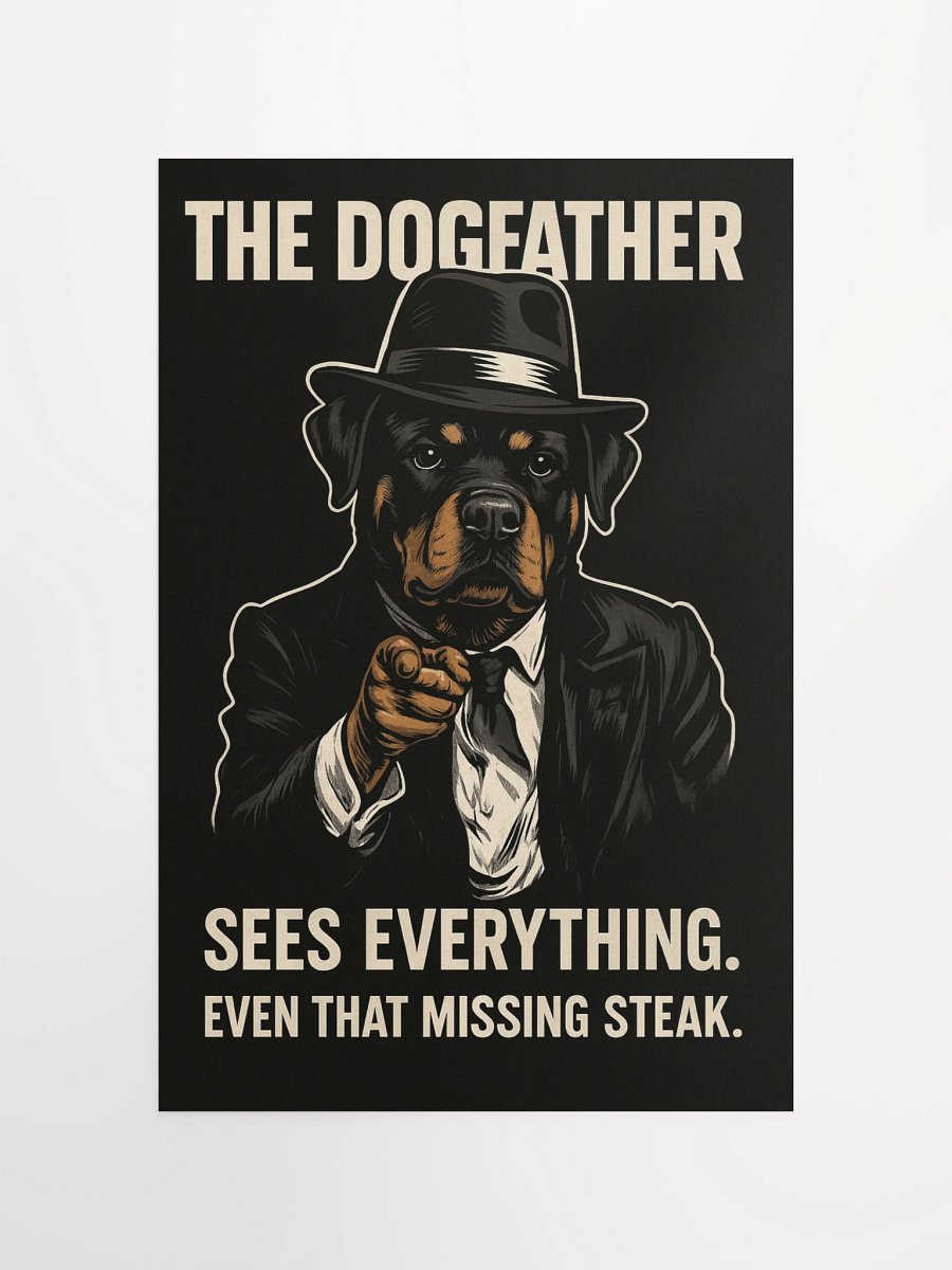 The Dogfather: Rottweiler Poster product image (10)