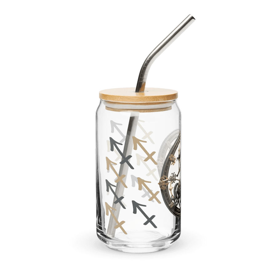 Sagittarius Zodiac Glass Can Sipper product image (5)