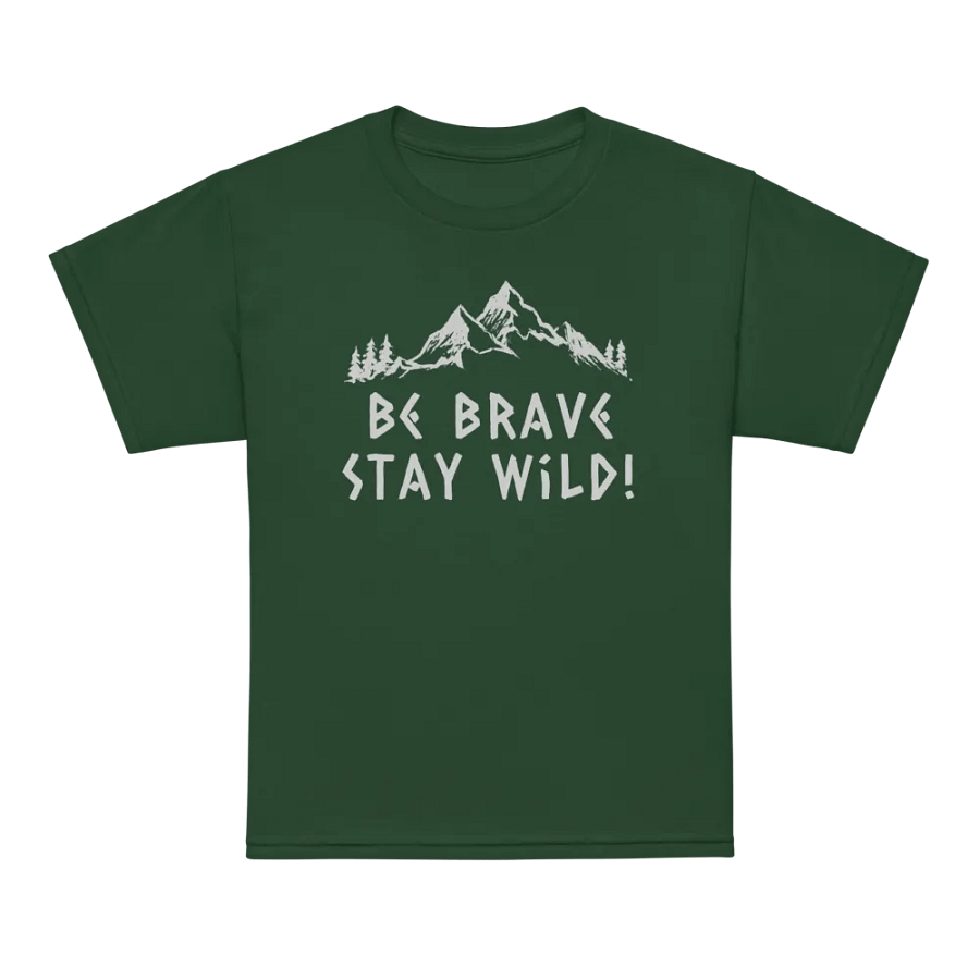Be Brave Stay Wild Youth Sports Tee product image (39)