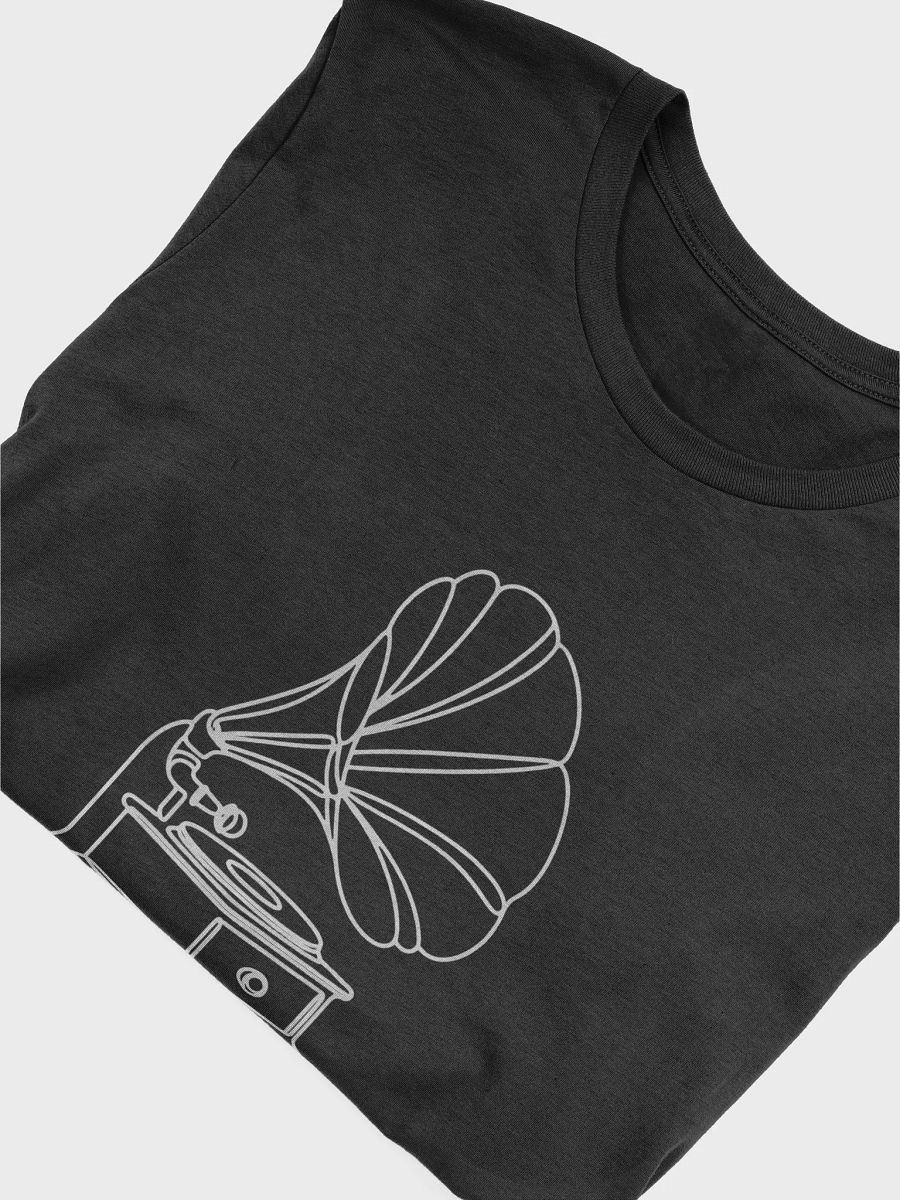 Vintage Gramophone Line Drawing T-Shirt product image (43)