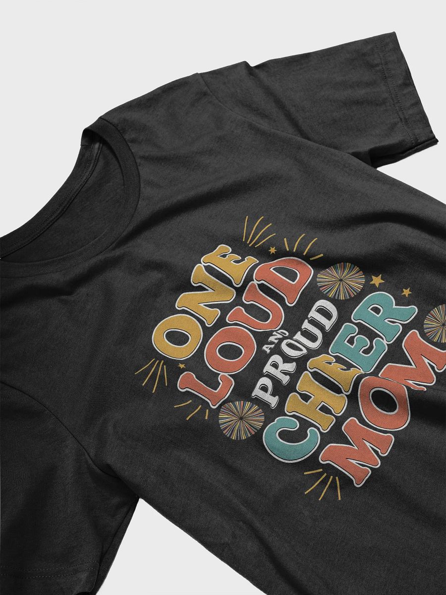 Proud Cheer Mom Colorful T-Shirt product image (4)