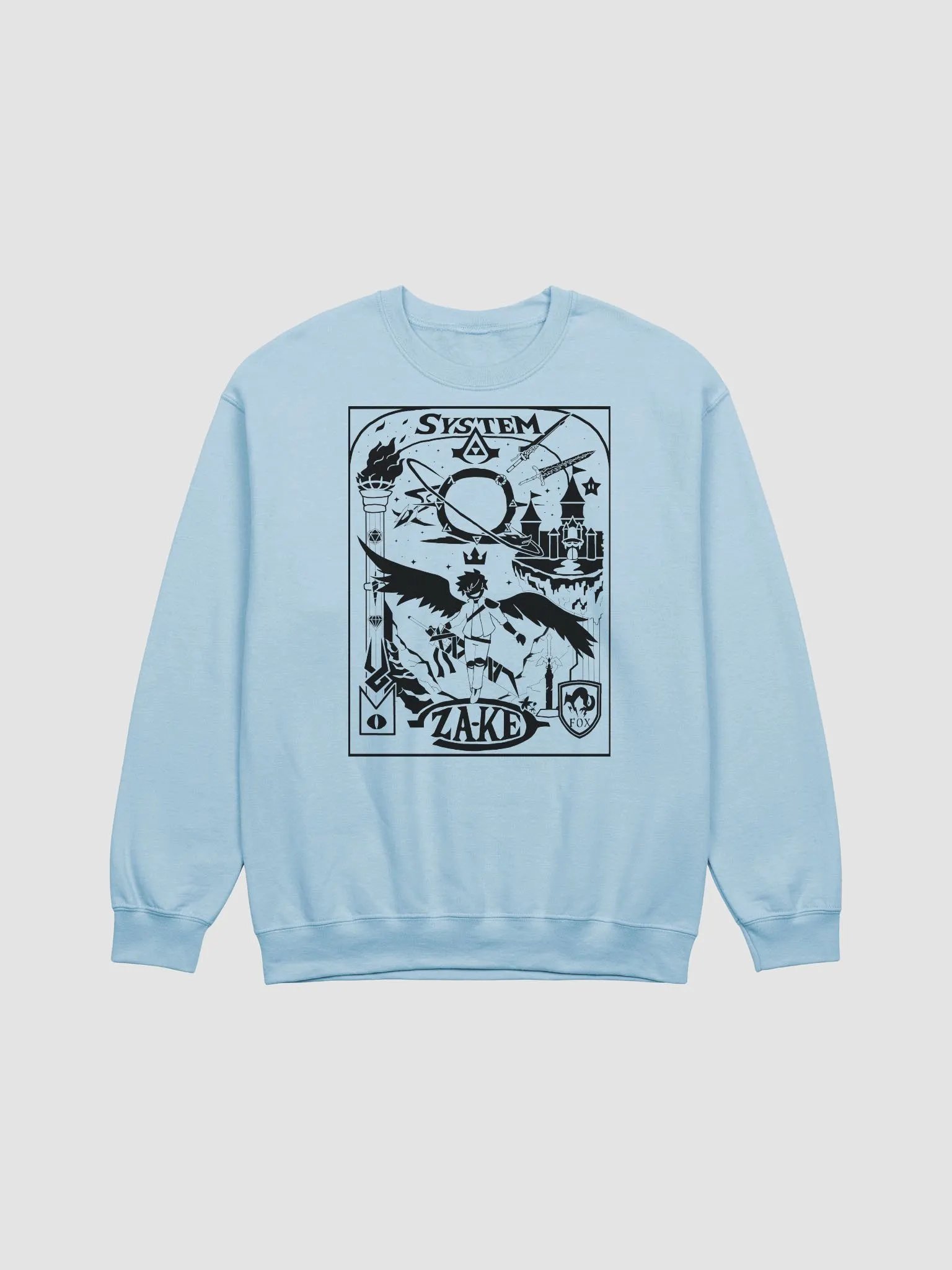 HERO SERIES - BLACK - CREWNECK product image (1)