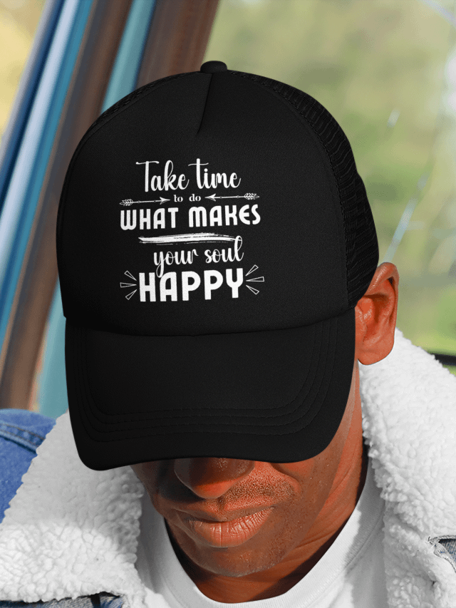 Make Your Soul Happy Self Care Trucker Hat product image (1)