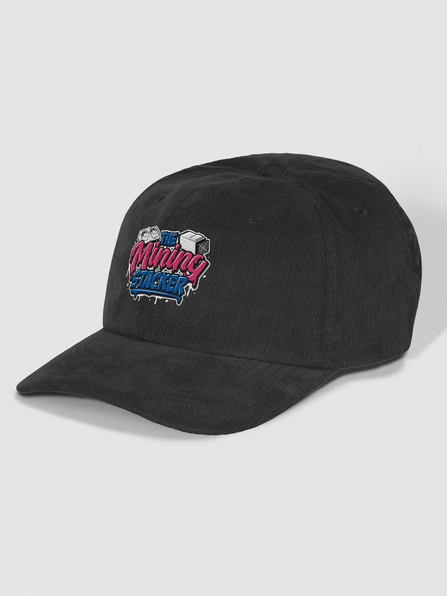 Mining Stacker Corduroy Dad Hat Front/Back Logo product image (2)