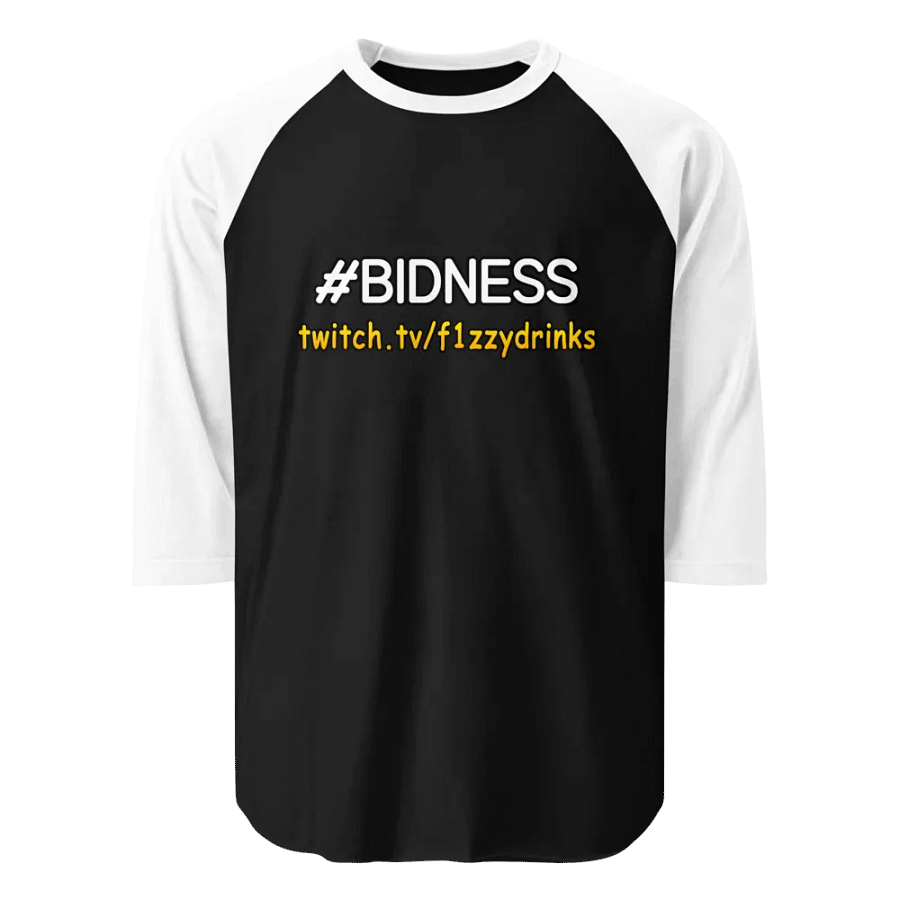 Chad The Realest - #BIDNESS Raglan Tee product image (1)