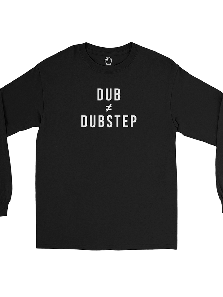 DUB≠DUBSTEP LONG TEE (BLACK) product image (2)