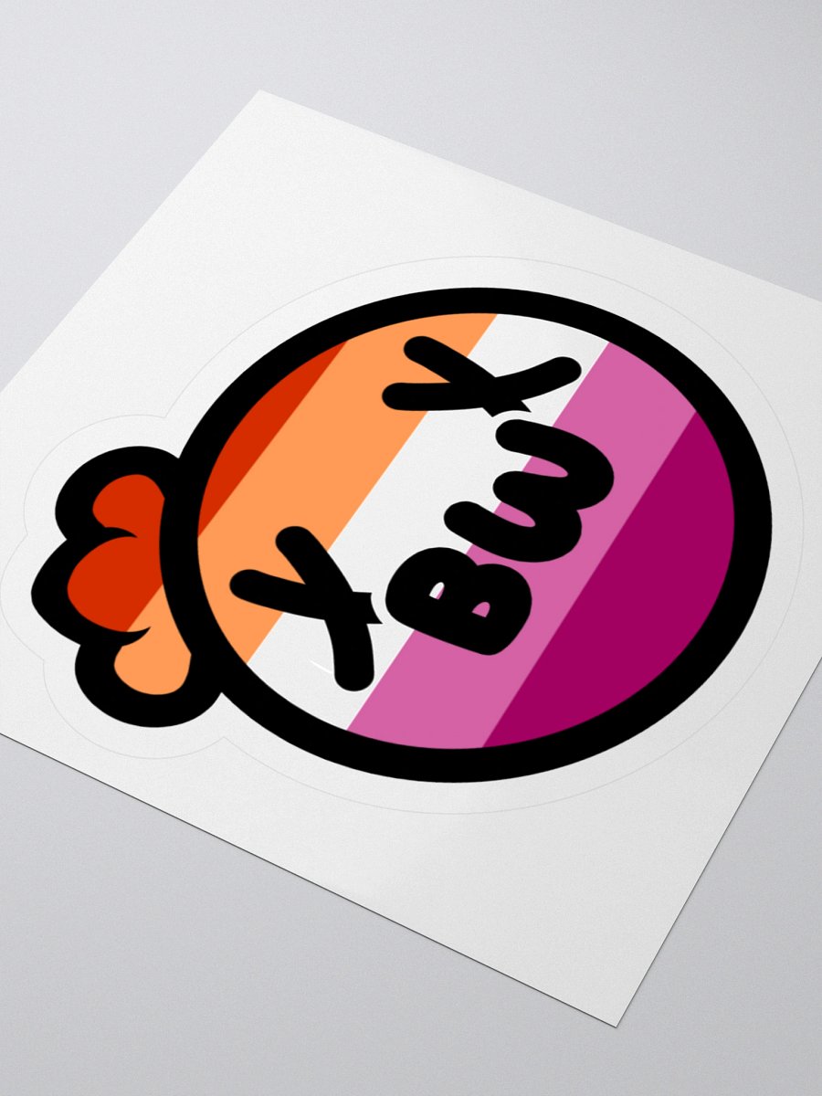 Berrywear Pride - Lesbian Pride Die Cut Sticker product image (7)