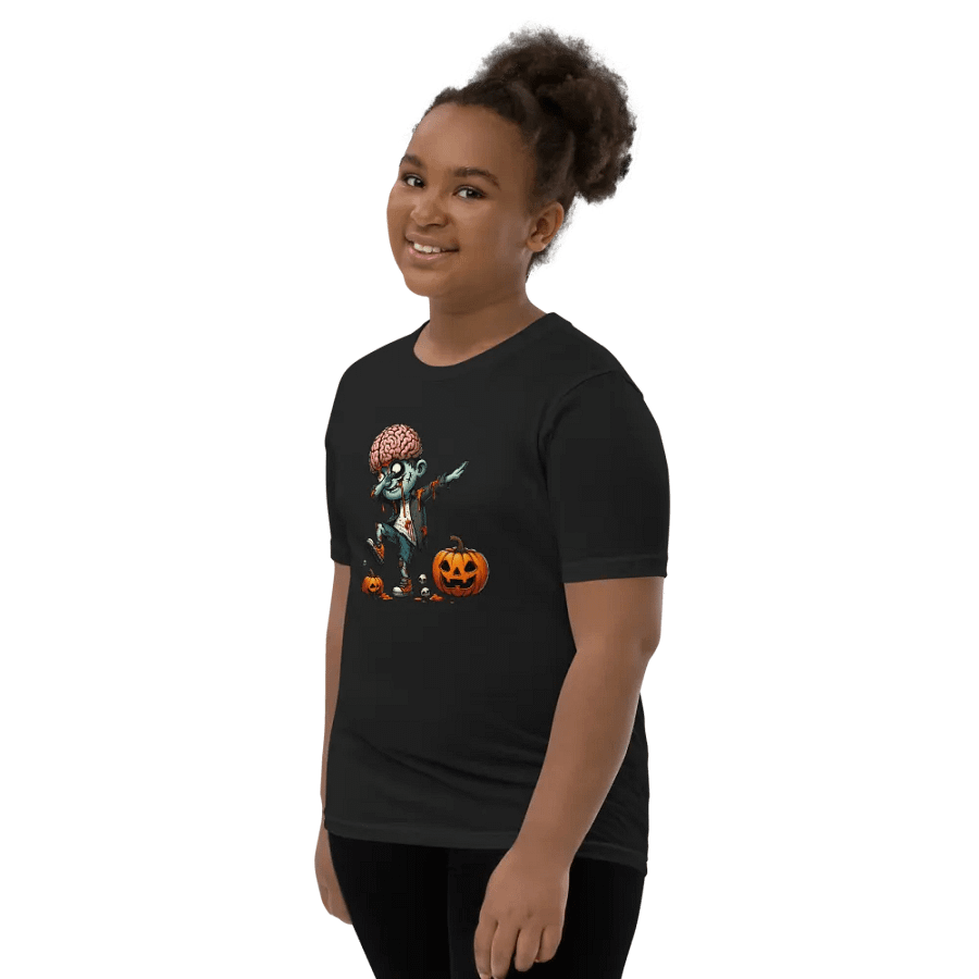 Halloween-Zombie-Boy-Dab-Dance T-Shirt | Fun & Trendy Halloween Tee for Kids product image (11)