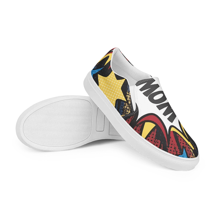 Pop-Art Explosion Men's Slip-On Shoes product image (12)