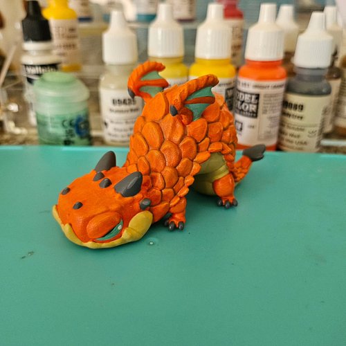 At first I didn't know what color to make it. After deciding on orange I had immediate regrets. Not because of how it turned ...