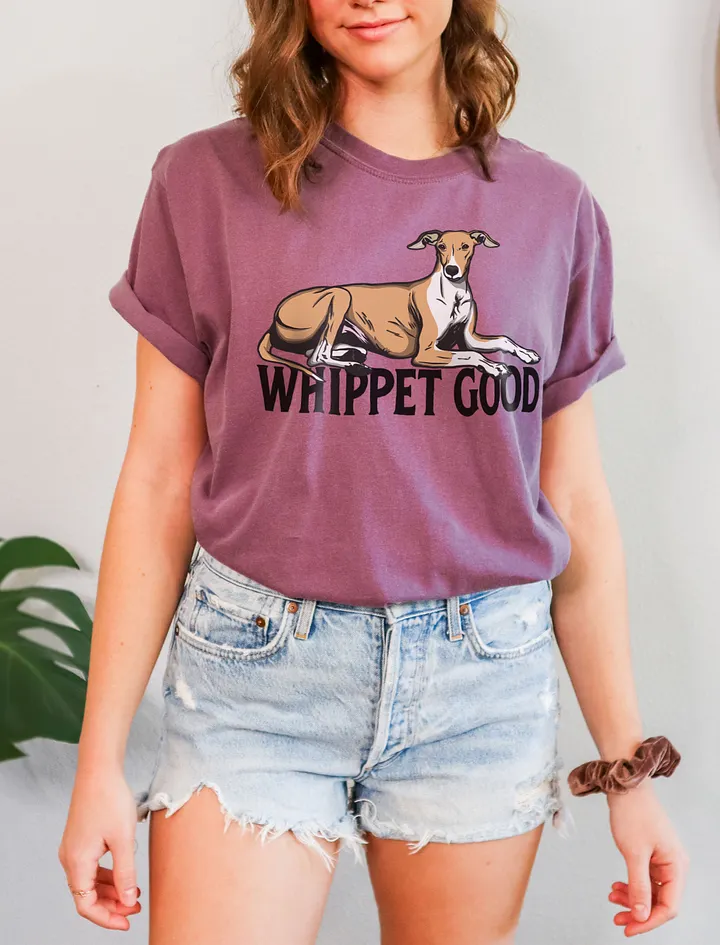 Whippet Good T-Shirt of a Whippet (Fawn) | Funny T-Shirt for Whippet Paw-rents product image (6)
