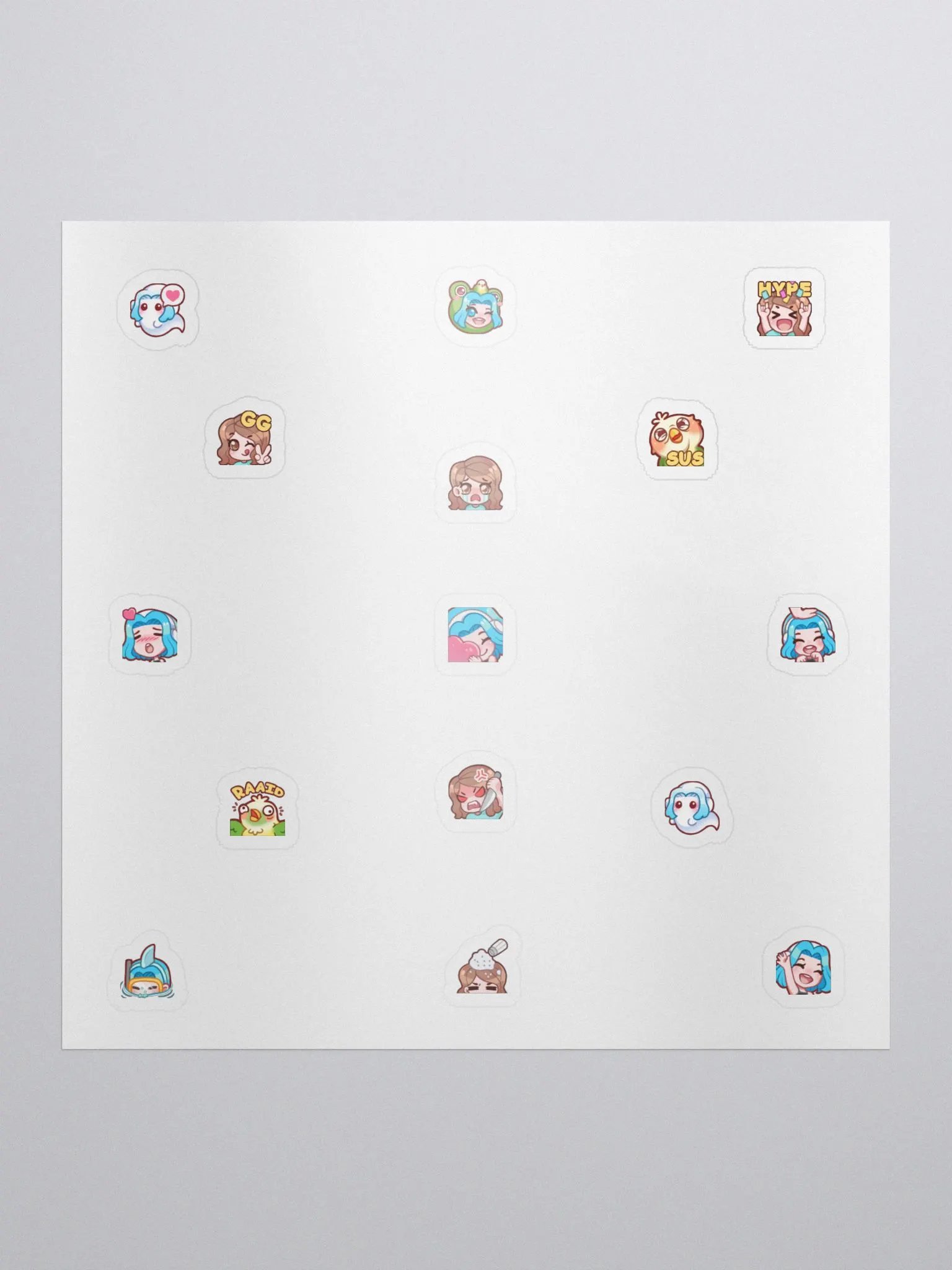 Gen 1 Emote Stickers product image (1)