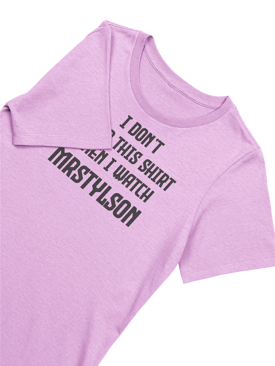 I Don't Wear This Women's T-Shirt (Black Text) product image (67)
