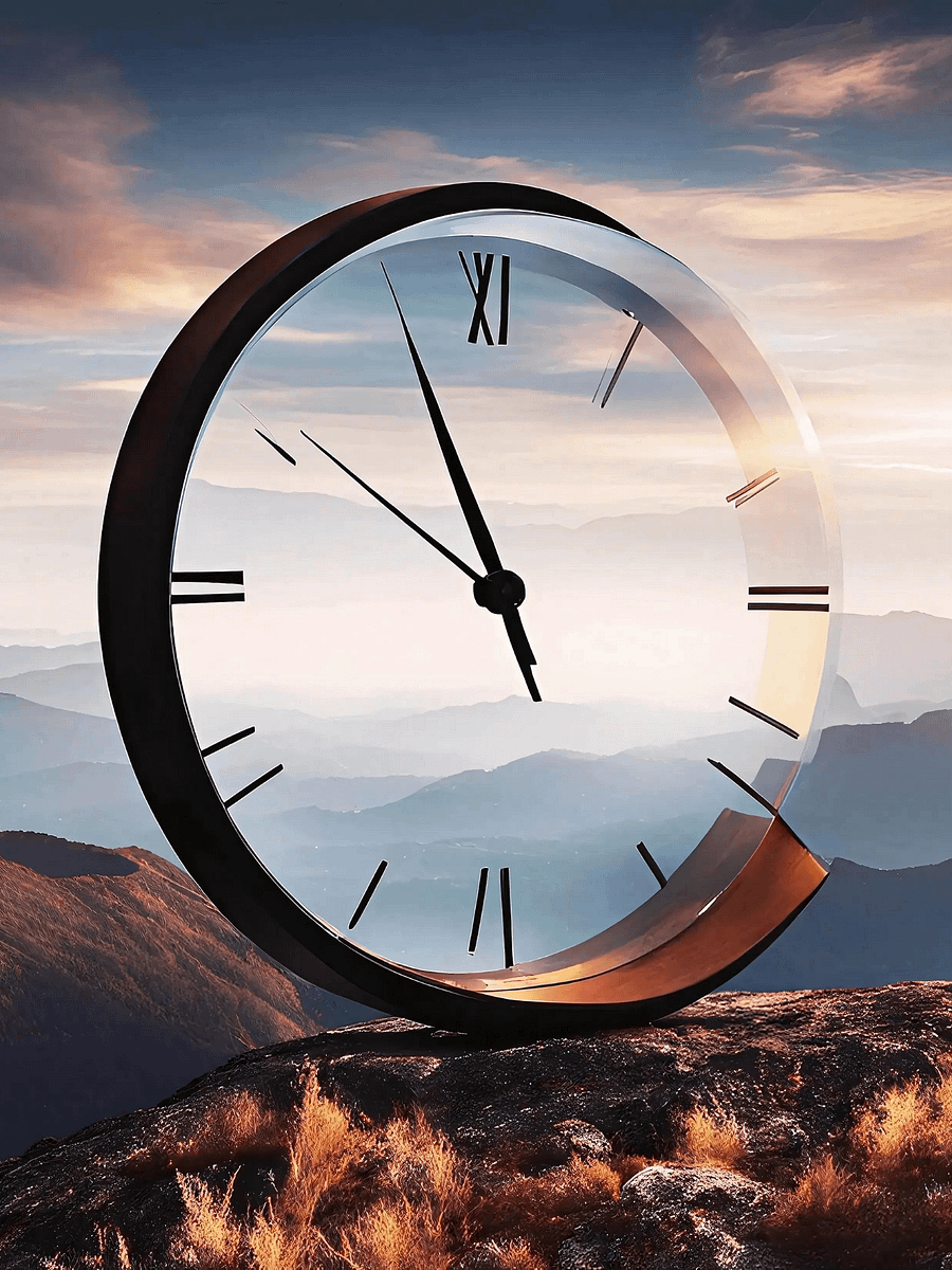 Time Confusion-3 | Canvas Artistic Wall Painting product image (1)