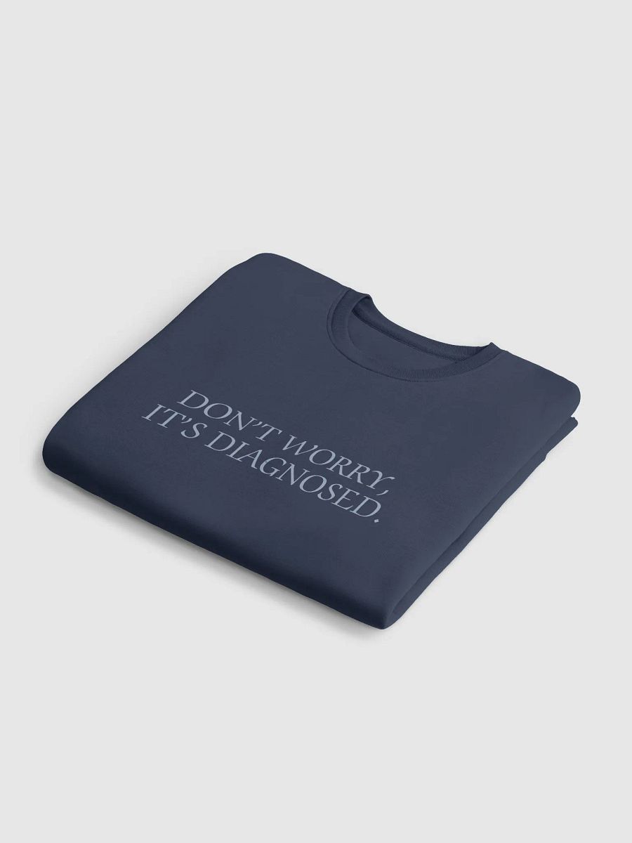 DW, IT'S DIAGNOSED. (#A5B6D1) printed eco crew product image (12)