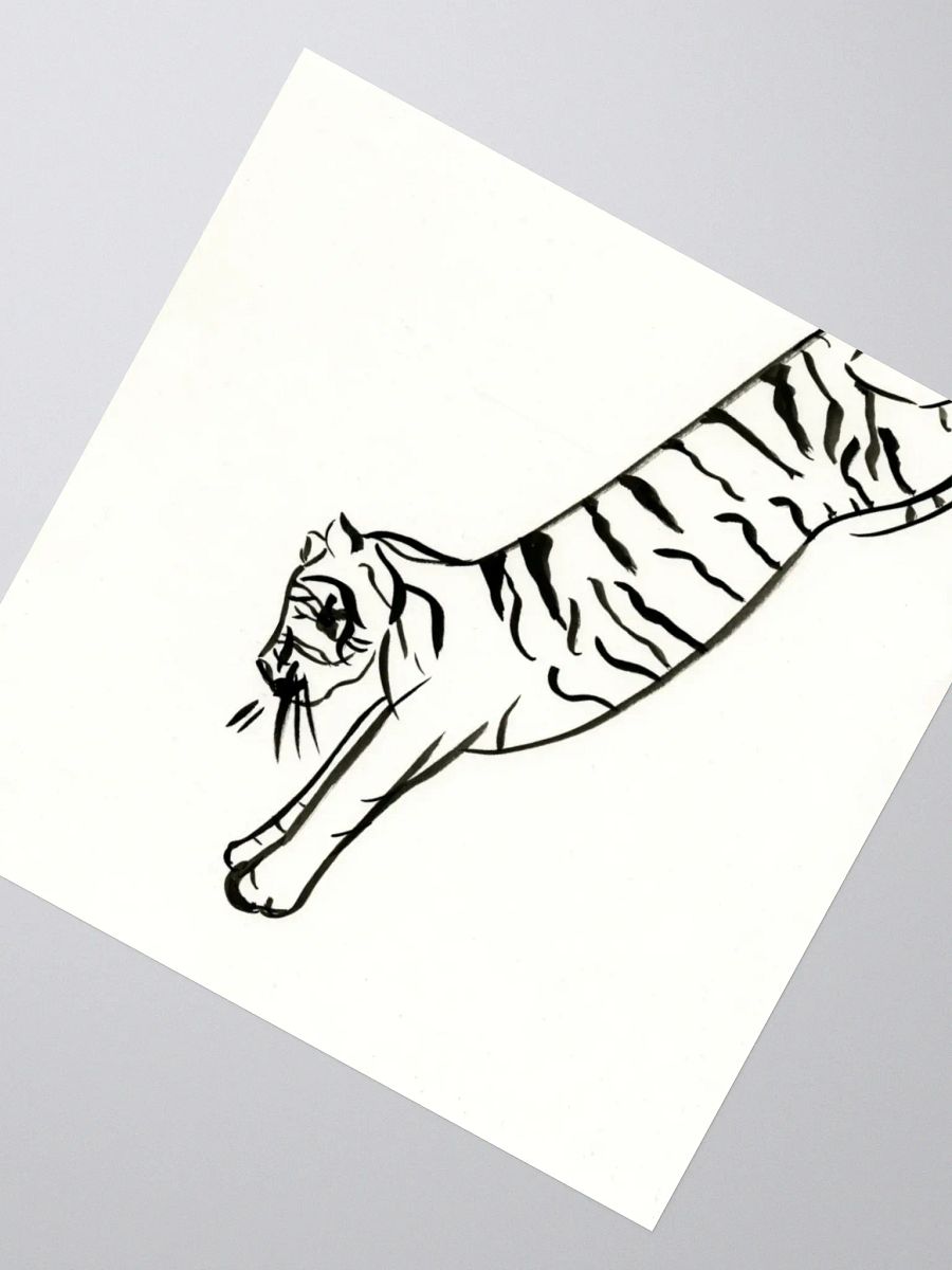 Jumping Tiger Sticker product image (5)