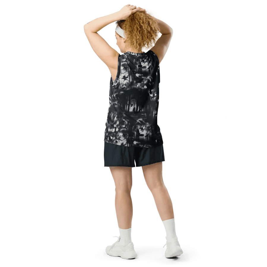 Dark forest Basketball Jersey product image (3)