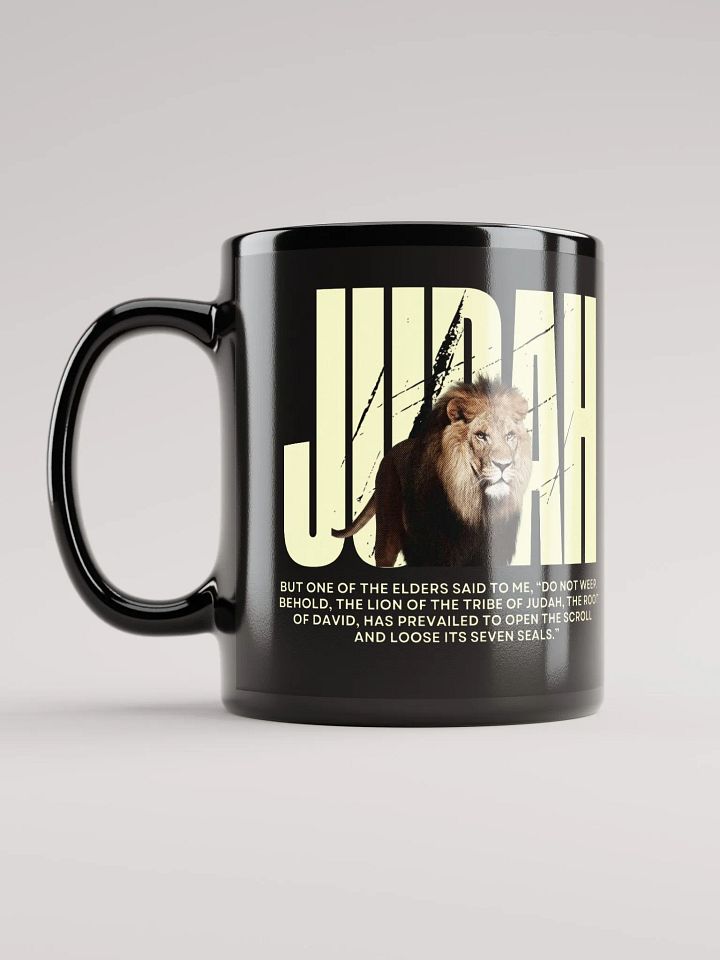 Lion of Judah Black Mug product image (2)