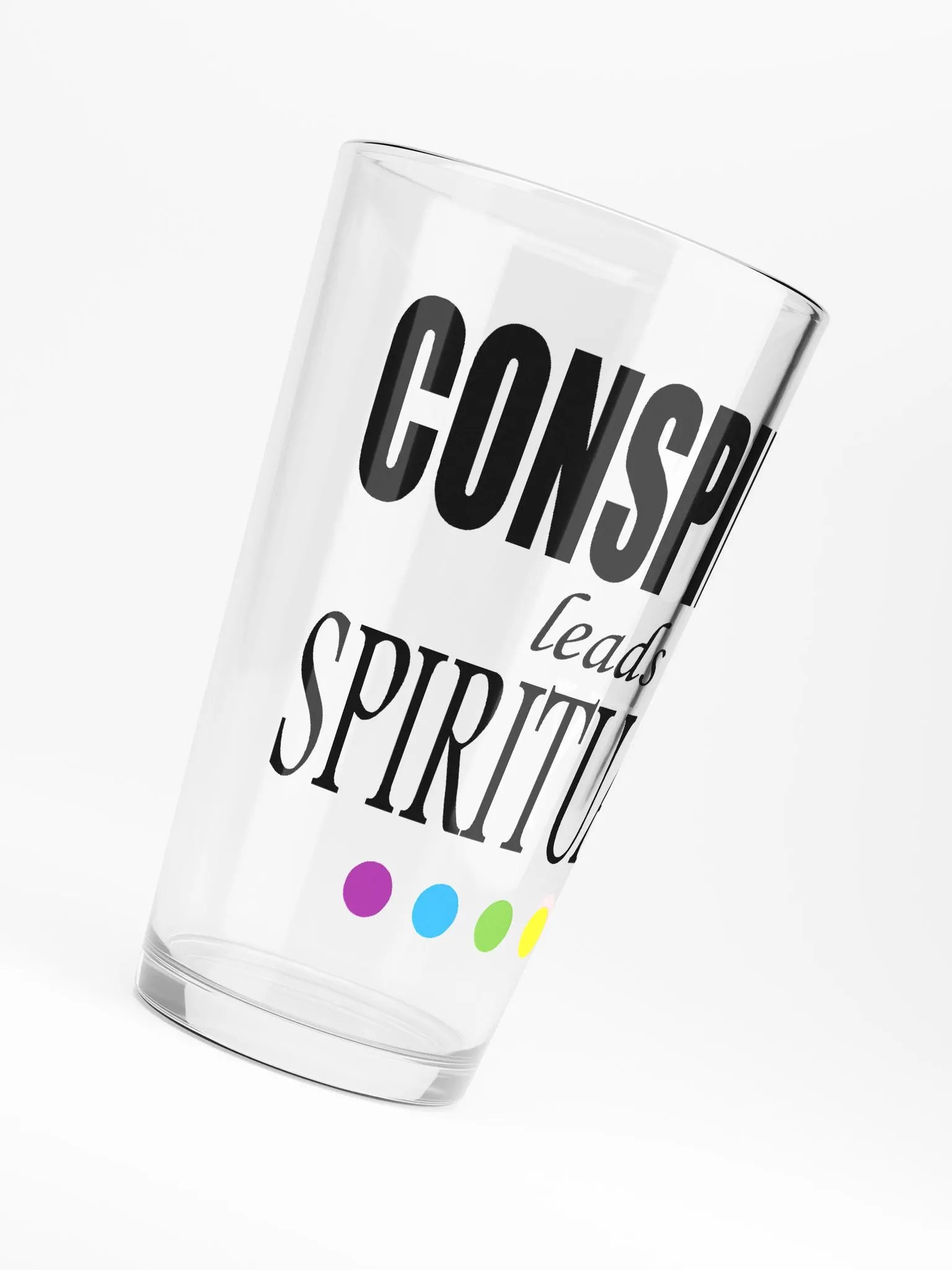 Conspiracy Leads To Spirituality - Shaker Pint Glass product image (6)