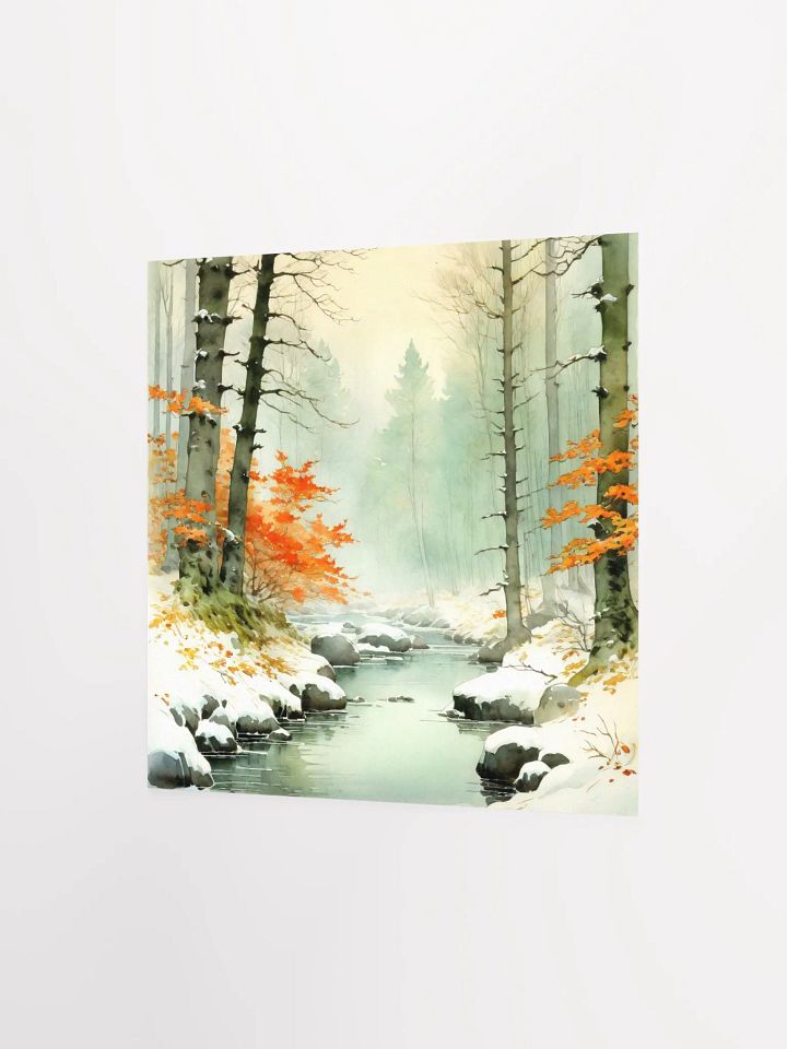 Autumn's Last Flame in Winter’s Embrace Poster product image (4)