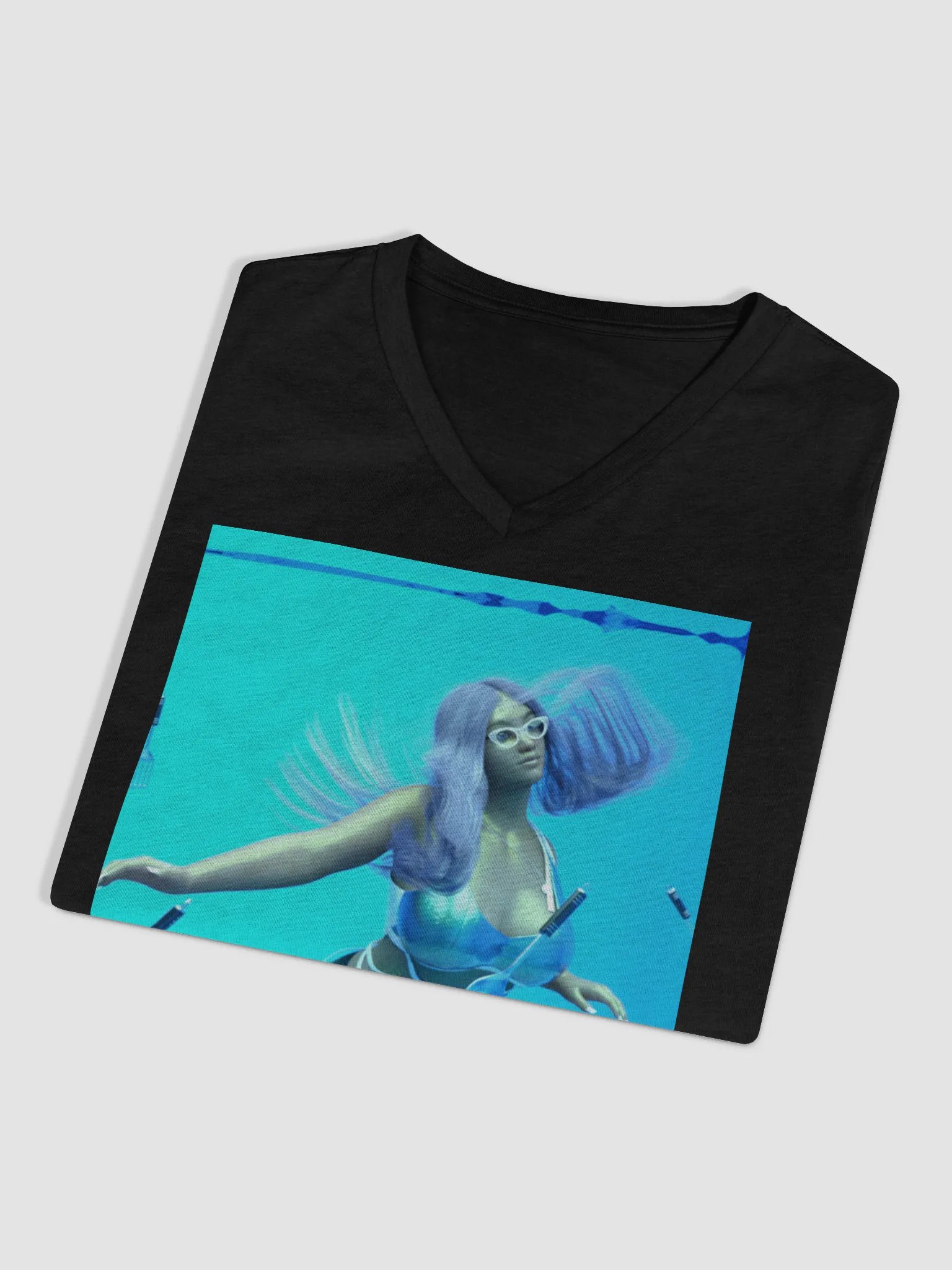 Mermaid Magic Women's Relaxed V-Neck T-Shirt product image (19)