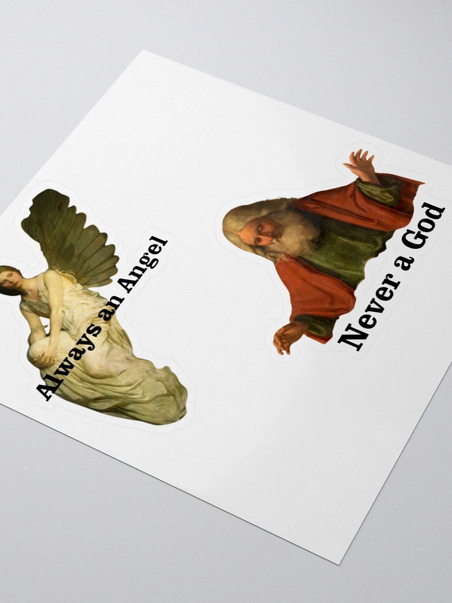 Always an Angel, Never a God Double Stickers product image (12)