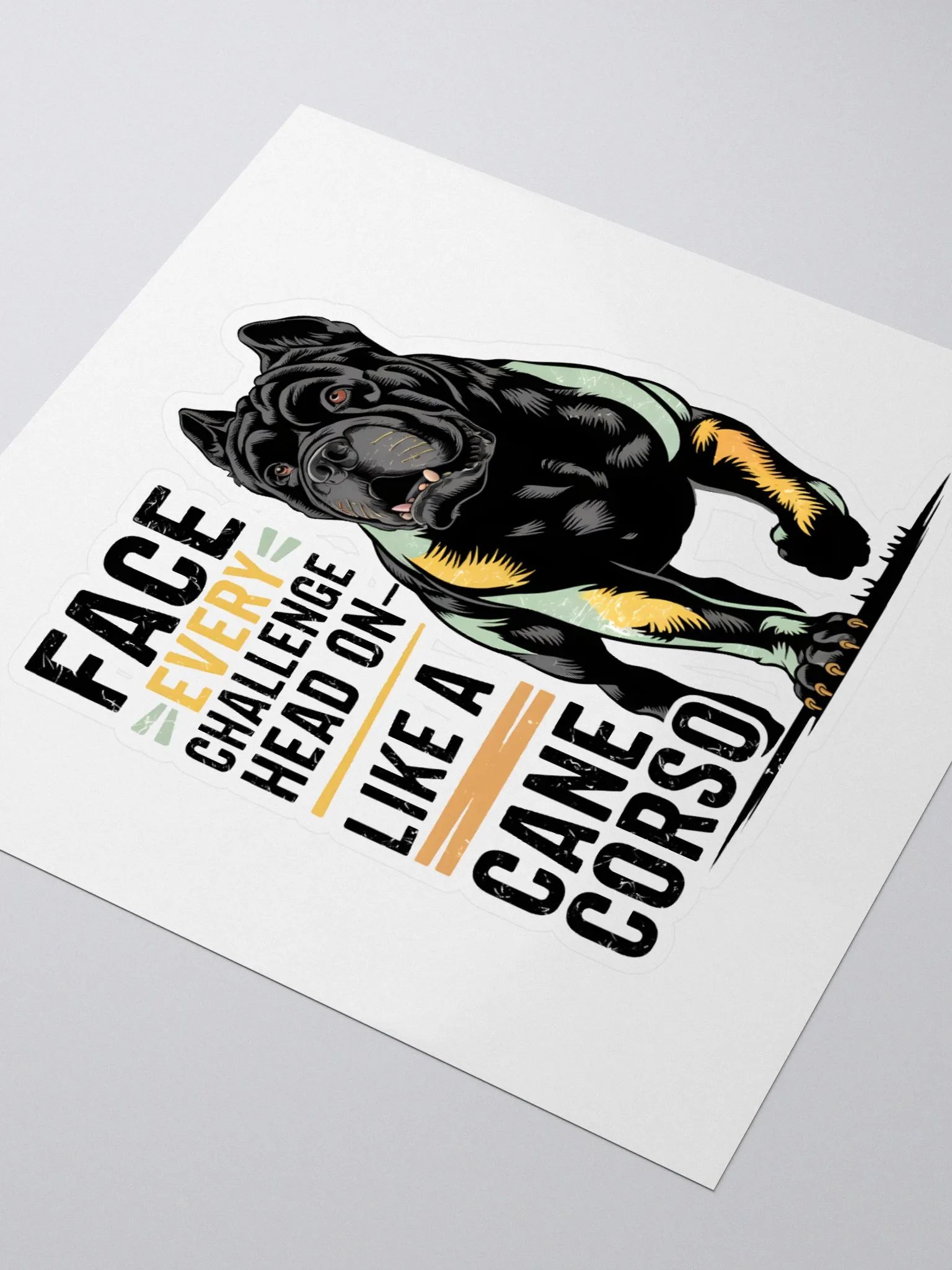 Face Every Challenge Head On Like a Cane Corso