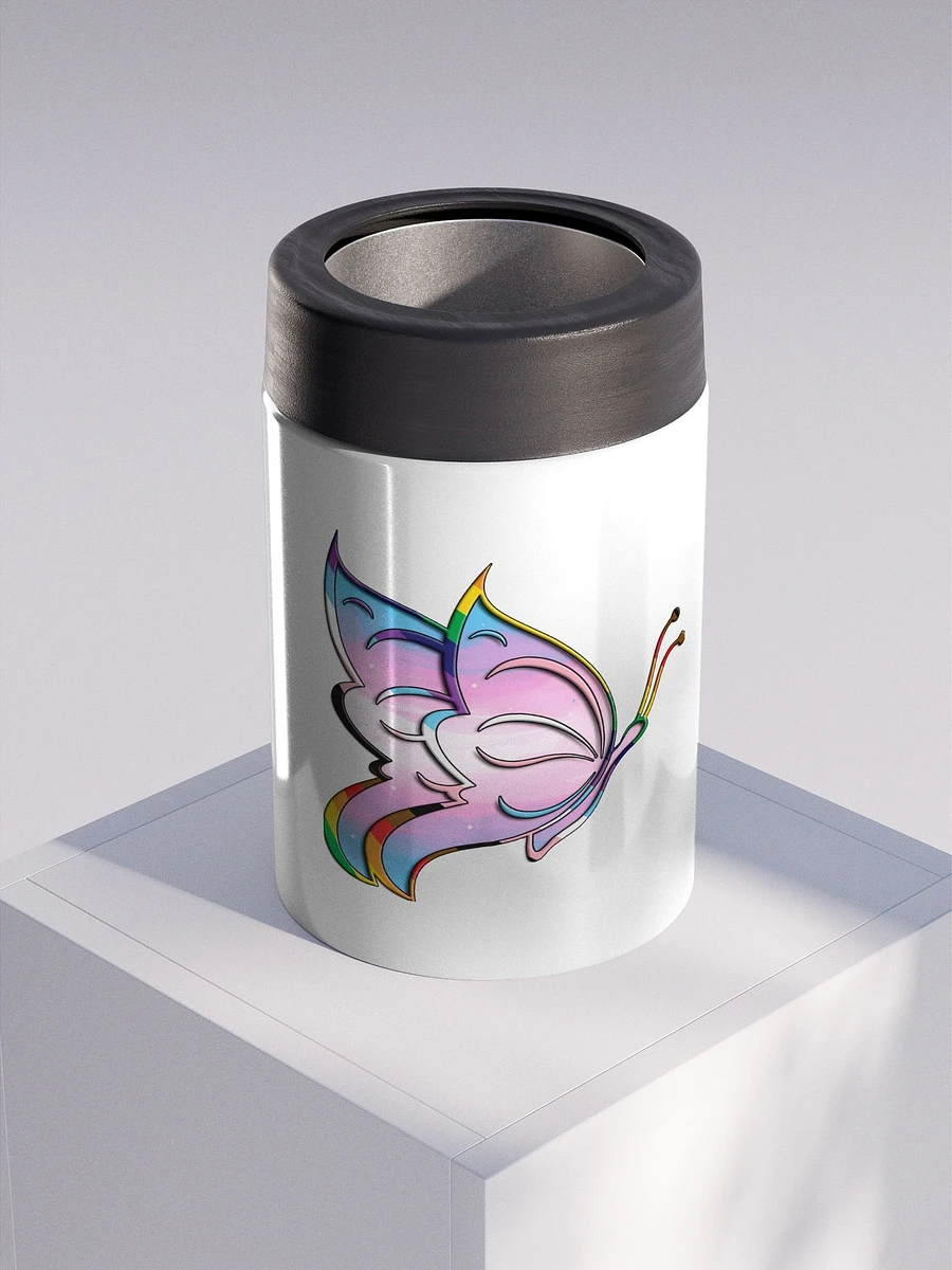 Justagirlllexi Butterfly Logo Stainless Coozie! product image (3)