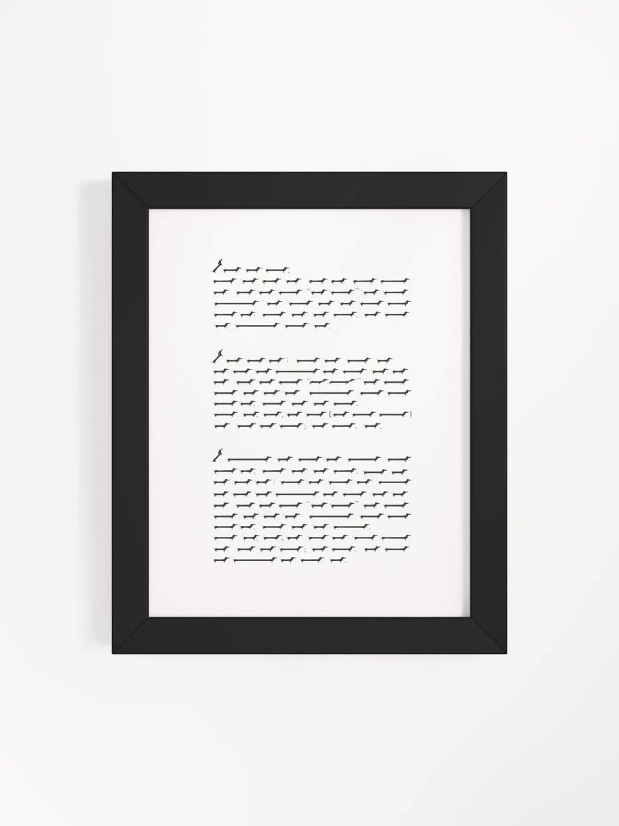 Dachshund's Love Letter product image (110)