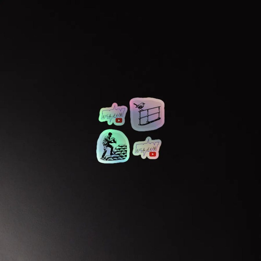Holographic PDN, Railbird, & Sandbagger Vinyl Sticker Set (Indoor Use) product image (4)