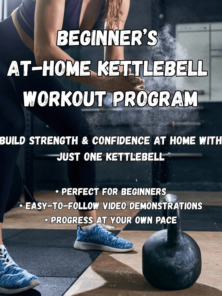 Beginner’s At-Home Kettlebell Workout Program product image (1)