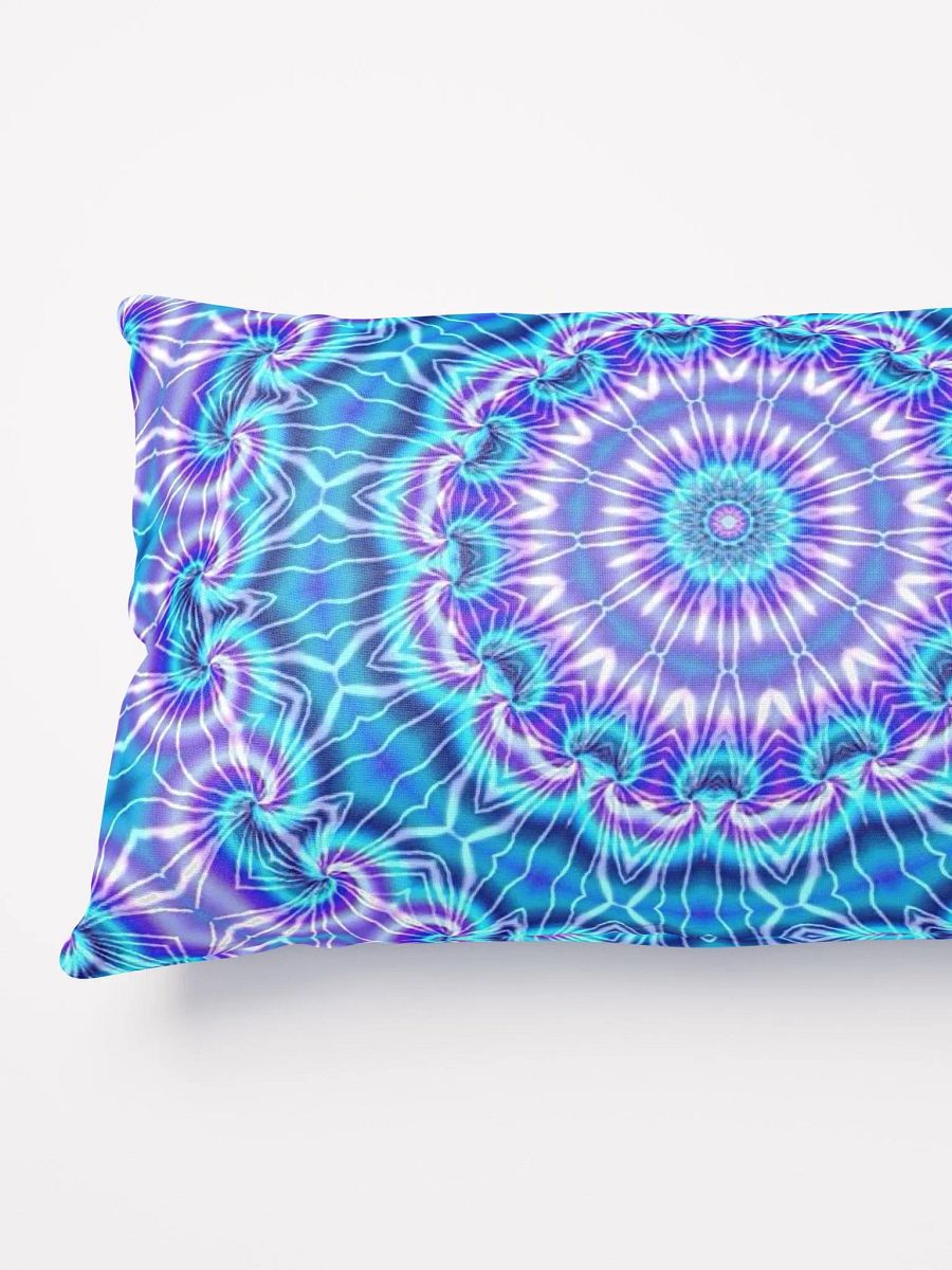 Blue and Purple Tie Dye Kaleidoscope Throw Pillow product image (9)