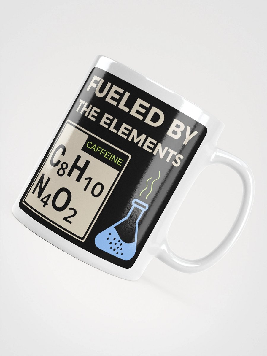 Fueled by the Elements Caffeine Molecule Science Mug – Nerdy Gift for Coffee Lovers product image (5)