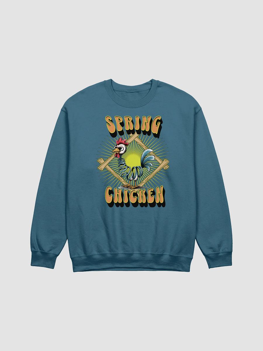 Spring Chicken Cartoon Crewneck Sweatshirt product image (11)