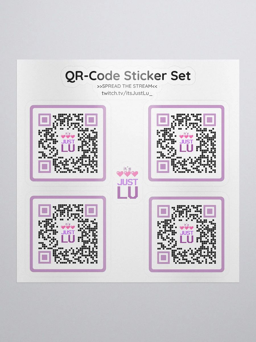 QR-Code Sticker Set BIG product image (1)
