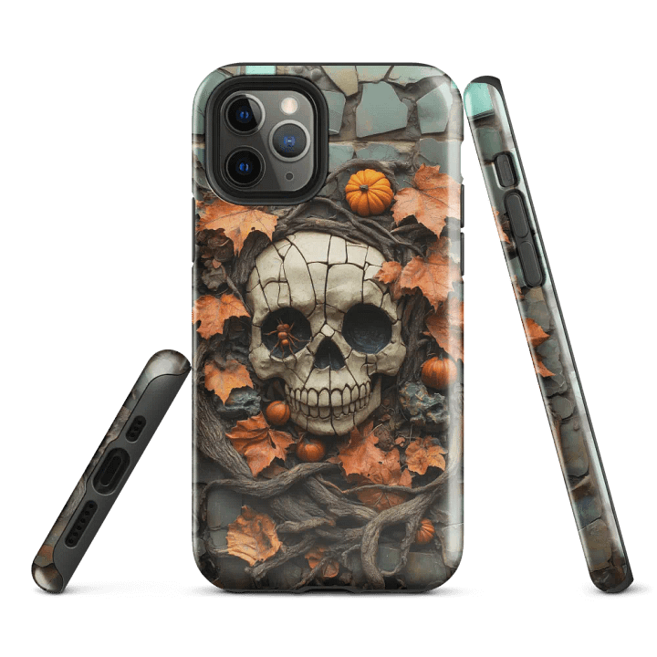 Fall Skull Mosaic - Tough Phone Case product image (2)