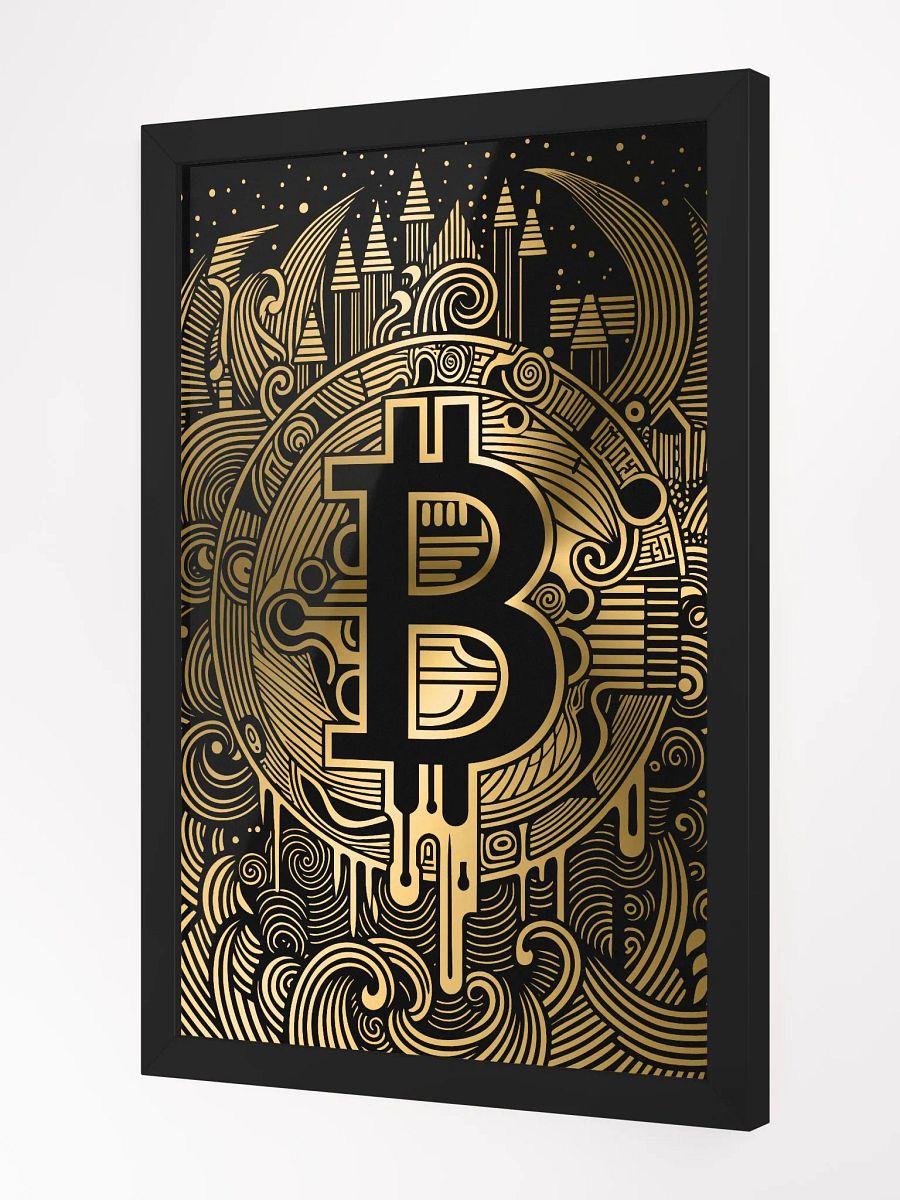 Bitcoin - What goes up must come down (gold) product image (2)