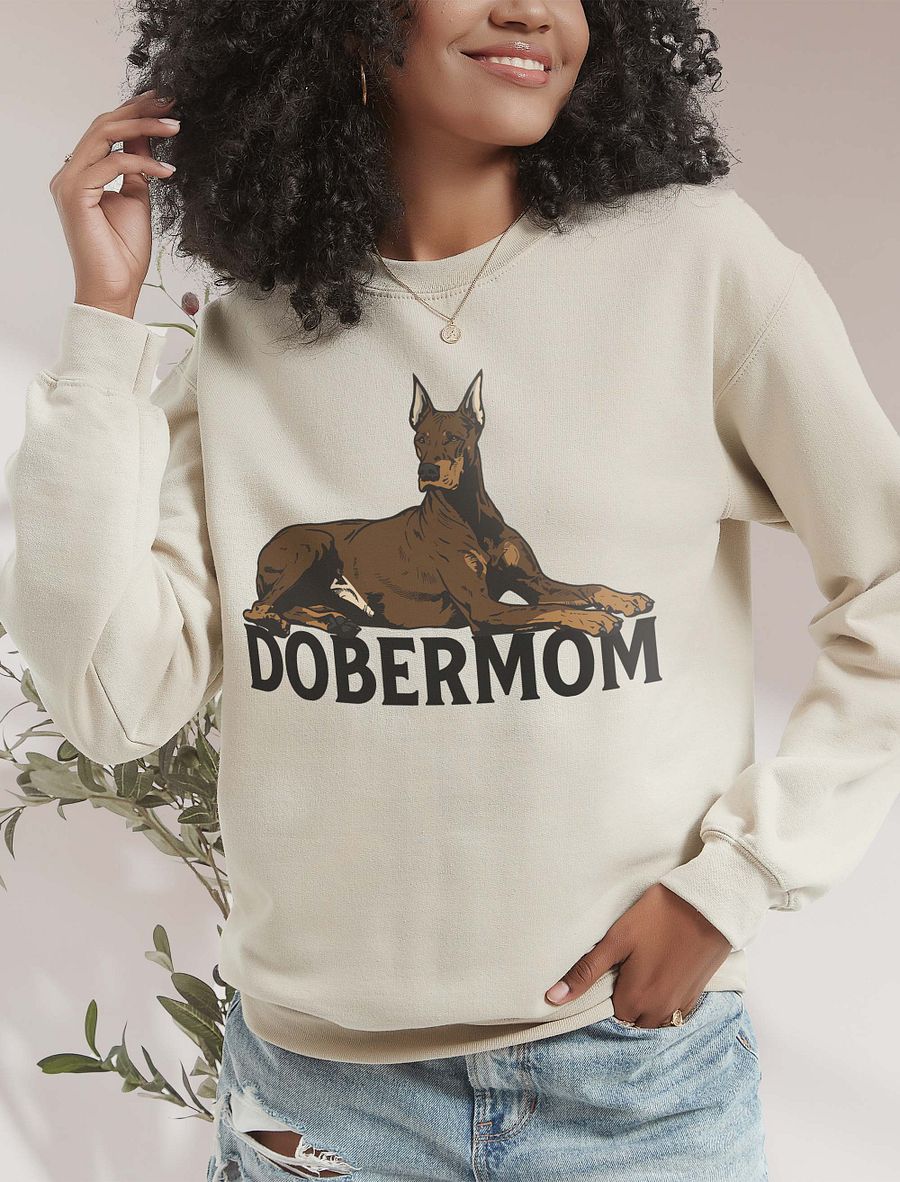 Dobermom Sweatshirt of a Doberman(Red) | Funny Shirt for Doberman Moms product image (17)