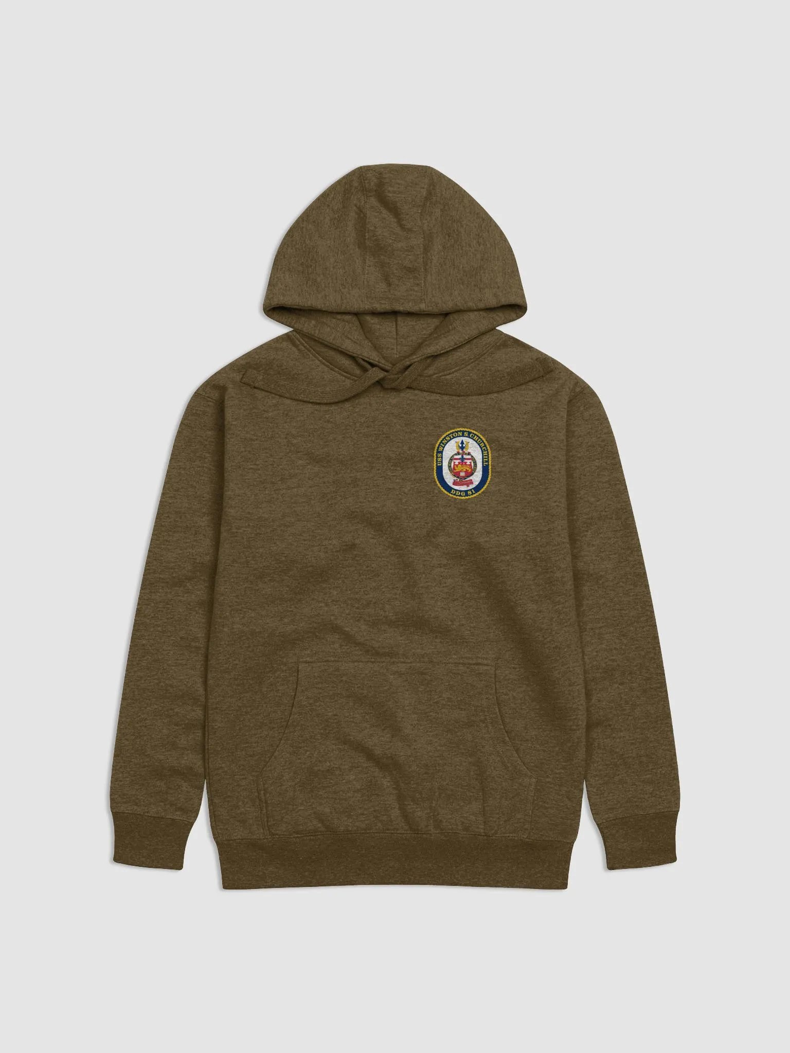 USS Winston S. Churchill DDG 81: Hooded Sweatshirt product image (2)