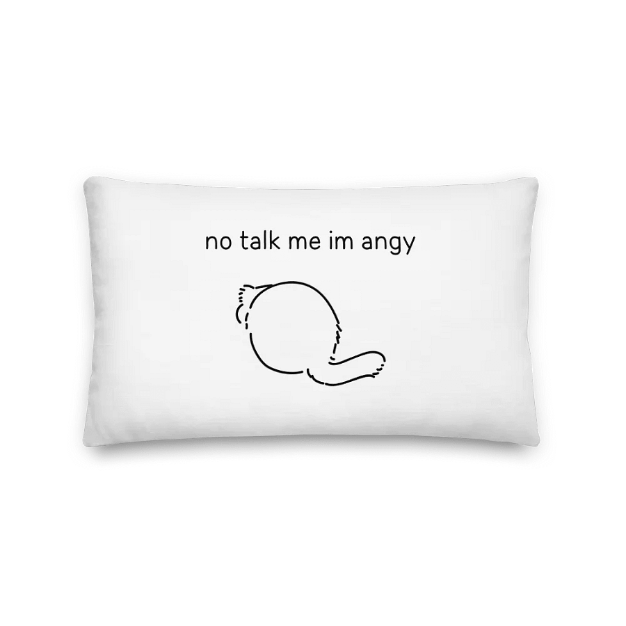 No Talk Manul Angy - Pillow product image (2)