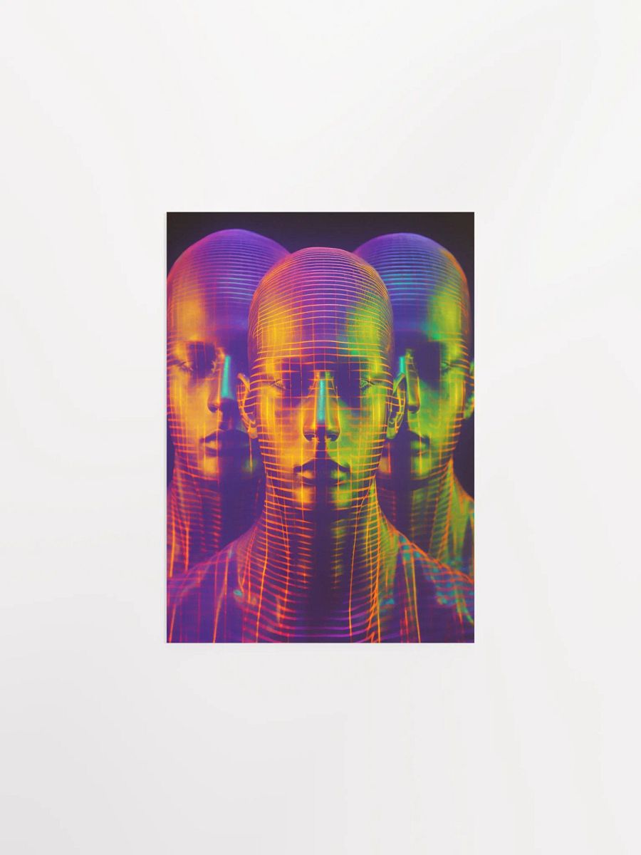 Trinity Holographic Heads Poster product image (1)