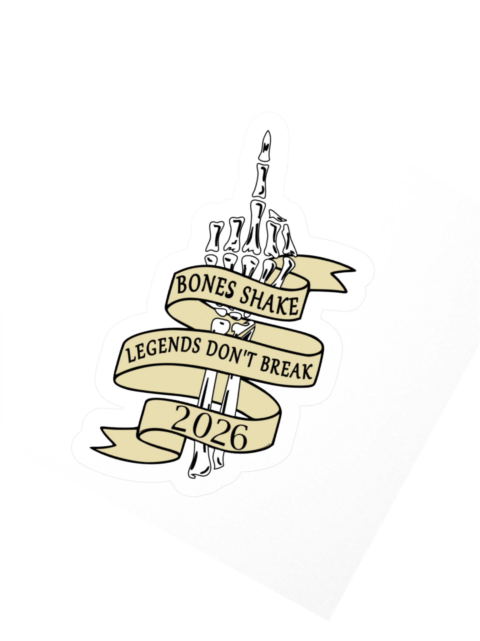 💀 The "Bones Shake, Legends Don't Break" badge of HONOR product image (4)