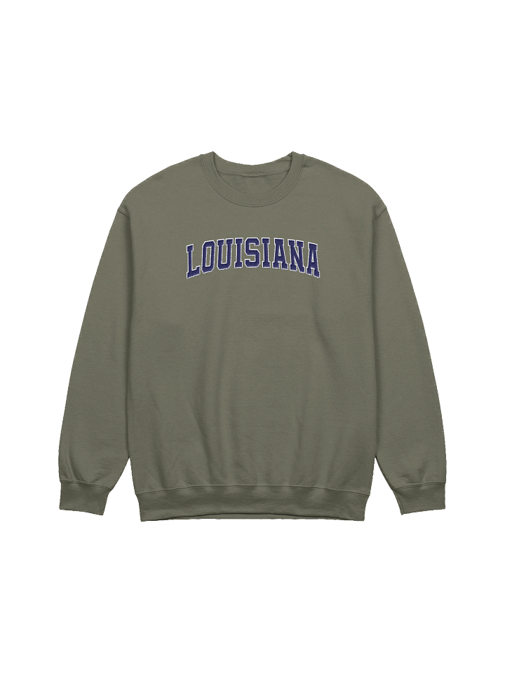 Louisiana Vintage Stylish Embroidery Classic Crewneck Sweatshirt product image (1)
