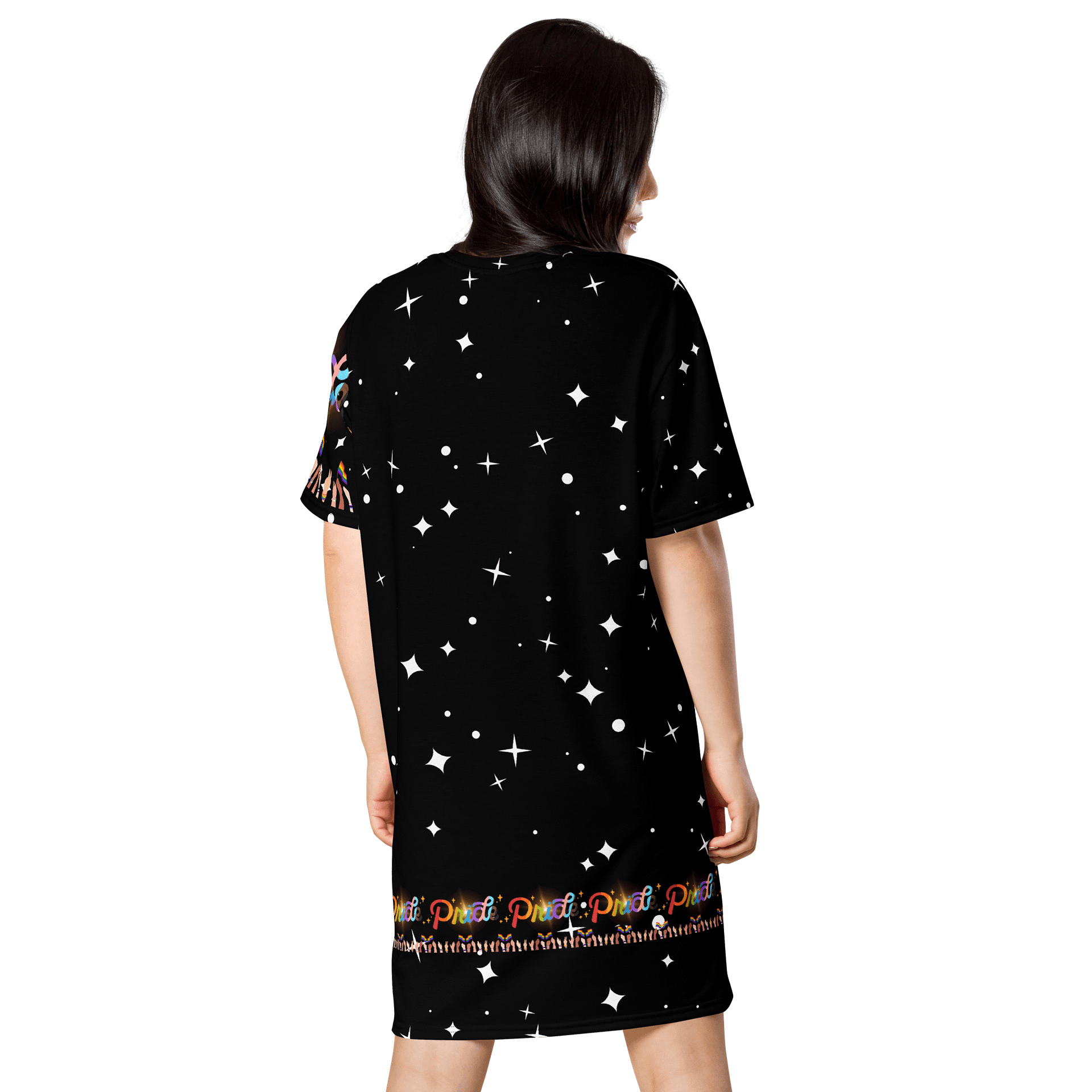 LGBTQIAP2S+ 2025, Pride Glow, Tee Dress product image (2)
