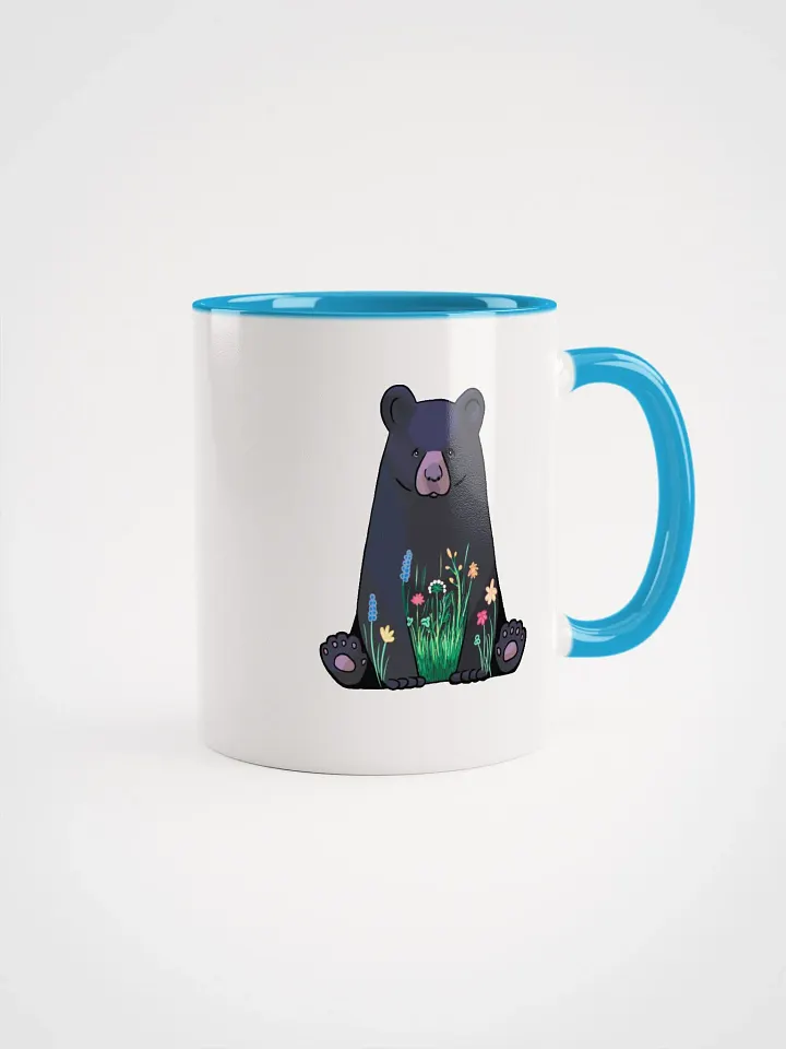 Bear in Meadow Ceramic Mug with Color Inside product image (2)